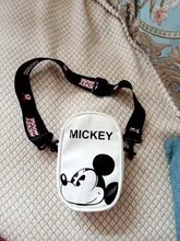 Disney Mickey mouse niños bolso bandolera dibujos Mickey Minnie mouse niños bolso de hombro chico chica pecho bolsas de cintura