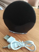 Ultra sonic eléctricos de silicona cepillo de limpieza Facial Sonic cara limpiador limpiando piel Mini lavadora masajeador cepillo recargable