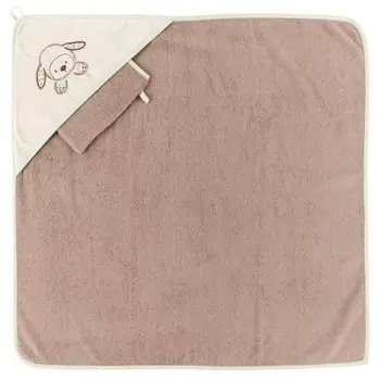 

NATTOU Hammam Towel Fanny & Oscar + Glove 75x75cm