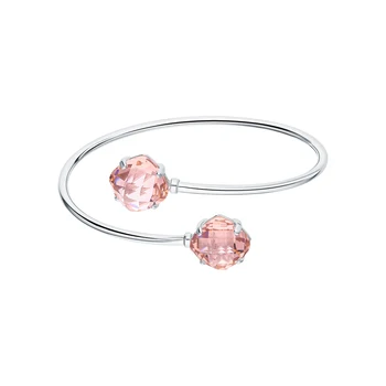 

Silver Bracelet with morganites sunlight sample 925