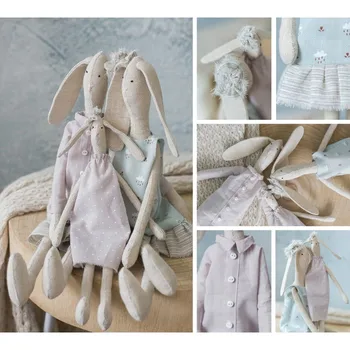 

Soft toy "home bunnies Michael, Debi and Sarah", a set for sewing, 18 & times; 22.5 & times; 2 cm