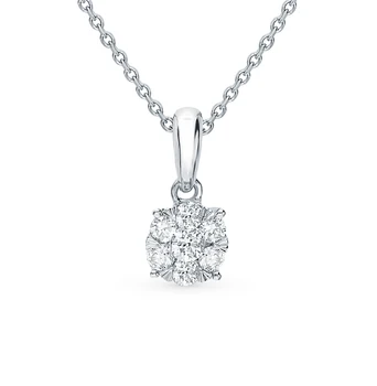 

Gold pendant with diamonds sunlight sample 585