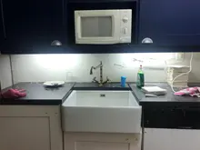 Luz LED para debajo de gabinete mano barrido interruptor luces led para gabinetes de cocina 5W/6W/7W Sensor lámpara de luces de la noche del LED