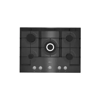 

Hob recessed picture 70 PKCQ70286CS 70x52 cm 5 burners gas stove Keratek Plus Black absolute Black 86 ELLECI421.39