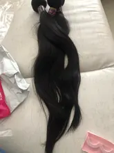 Ishow mechones de pelo lacio brasileño extensiones de cabello humano mechones de 30 32 24 36 38 pulgadas, mechones de pelo brasileño ondulado cabello virgen tejido