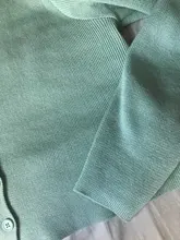 Estilo coreano de cuello corto de punto suéteres mujeres Rebeca delgada de manga sol protección Tops Ropa de Mujer