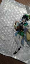 Genshin-figura de Anime de impacto Diluc Venti Klee Keqing Qiqi, soporte acrílico, modelo de placa, decoración de escritorio, señal de pie, llavero de ventilador, regalos