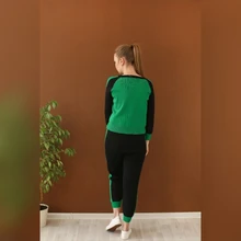 Tracksuits Women Cardigan Sweater Waist-Pants Spring Two-Piece-Sets Knitted White Fashion