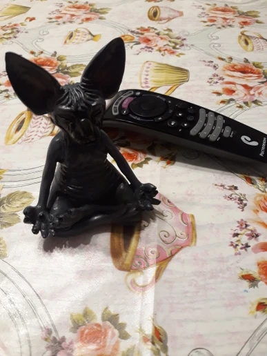 Whimsical Buddha Sphynx Cat Figurine Meditation Yoga Happy Cat Decor Art Sculptures Outdoor Garden Statues Figurines#g3 photo review