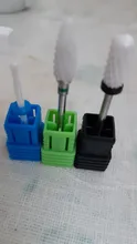 Dmoley-brocas de cerámica de tungsteno para uñas, accesorios de manicura y pedicura