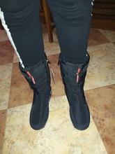 Botas de nieve para mujer, botines gruesos de felpa, impermeables, antideslizantes, hasta el muslo, a la moda, cálidos, 2021