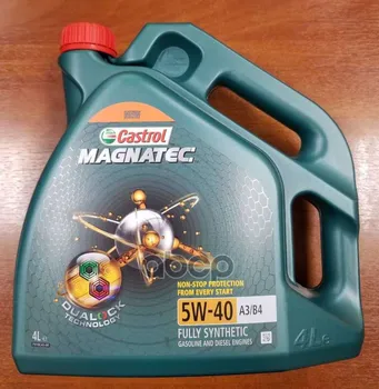 

Castrol Oil motor. Magnatec 5W-40 a3b4 4x4l