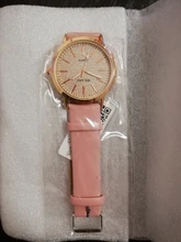 Reloj informal de cuarzo para hombre y mujer, Reloj de pulsera analógico, con correa de cuero, Sky, para regalo