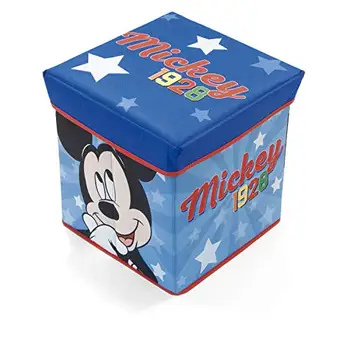 

ARDITEX WD13015 Disney 30x30x30cm folding textile storage seat-Mickey
