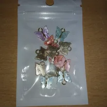 Flatfoosie 10 unids/set lindo mariposa accesorios de la joyería de moda colgante multicolores joyas DIY collares y gargantillas pendientes