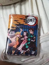 Wallet Short Purse Anime Slayer:kimetsu Demon Kamado No-Yaiba Synthetic Tanjirou/nezuko