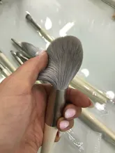 Zoreya marca pelo sintético suave sombra de ojos cepillo mango blanco mezcla rubor labio polvo resaltador maquillaje brochas Set 10 piezas
