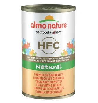 

Almo nature canned food for cats with tuna and shrimp 0,14 kg x 24 PCs