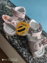 Clibee-Sandalias de gelatina para niñas pequeñas, zapatos ortopédicos clásicos de moda para niños y niñas, zapatos de cuero con luz LED
