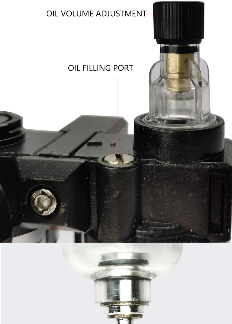 filtro de tratamento da fonte de ar separador água óleo pt rosca regulador pressão kit