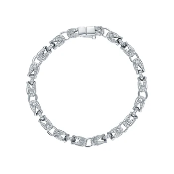 

Silver Bracelet with cubic zirconia sunlight sample 925