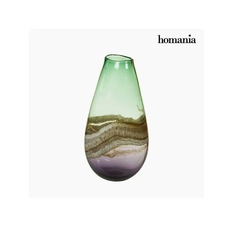 Стеклянная ваза(19x15x37 см)-коллекция Pure Crystal Deco от Homania