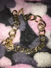 Modyle-collares de Color dorado estilo Punk Vintage, cadena gruesa, collares y colgantes, joyería para mujer, venta al por mayor