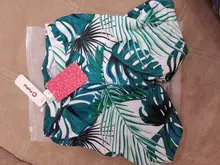 PatPat-bañadores familiares estampados de hojas verdes, ropa de mujer de verano, novedad de 2021