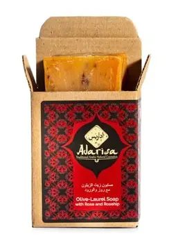

Olive-laurel soap with Rose and rosehip "adarisa"