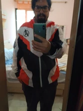 Sudadera con capucha de Endgame para hombre, disfraz de Cosplay de Quantum, chaqueta con cremallera