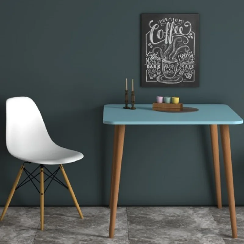 Сделано в Турции квадратный обеденный стол из массива дерева 5 цветов