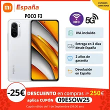 POCO F3 5G (128GB 6GB RAM / 256GB 8GB RAM Qualcomm® Snapdragon™ 870, Android, Nuevo, Móvil) [Teléfono Móvil Versión Global]