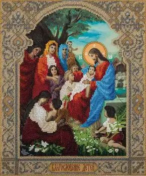 

Set for embroidery "Panna" цм-1662 "icon blessing of children"