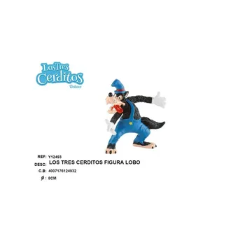 

WOLF FIGURE OF THE THREE CERTIDOS 8CM