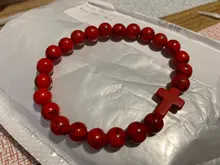 Pulsera con cuentas de Lava negra para hombre y mujer, brazalete con cuentas de Lava negra, hecho a mano, para rezar, Fitness, regalo de joyería para parejas