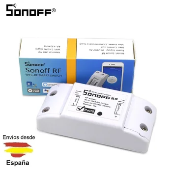 

SONOFF wireless RF switch 433MHZ WIFI 2.4 GHZ smart voice CONTROL ALEXA and GOOGLE HOME ANDROID IPHONE