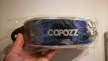 COPOZZ-Gafas de natación de silicona con marco grande para hombre y mujer, cómodas, antivaho, UV, impermeable