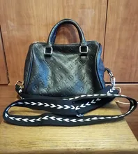 Bolso ancho de 3,8 cm para mujer, bandolera larga ajustable, versátil, con correa gruesa de reemplazo
