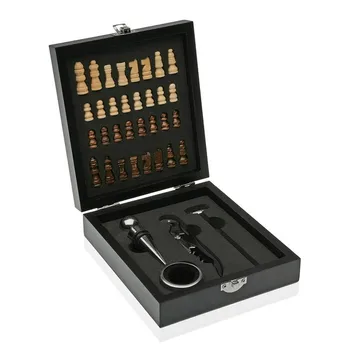 

Chess Wine Set Steel (4 pcs)