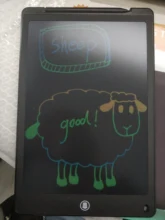 Tableta de escritura LCD ultrafina de 12 pulgadas, tablero electrónico de dibujo Digital colorido, Mini libreta portátil para niños y adultos