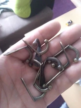 Hooks Towel-Hanger Coat Wall-Hook-Rack Bedroom Antique Vintage for Hat Bag 10pcs Zinc-Alloy-Door