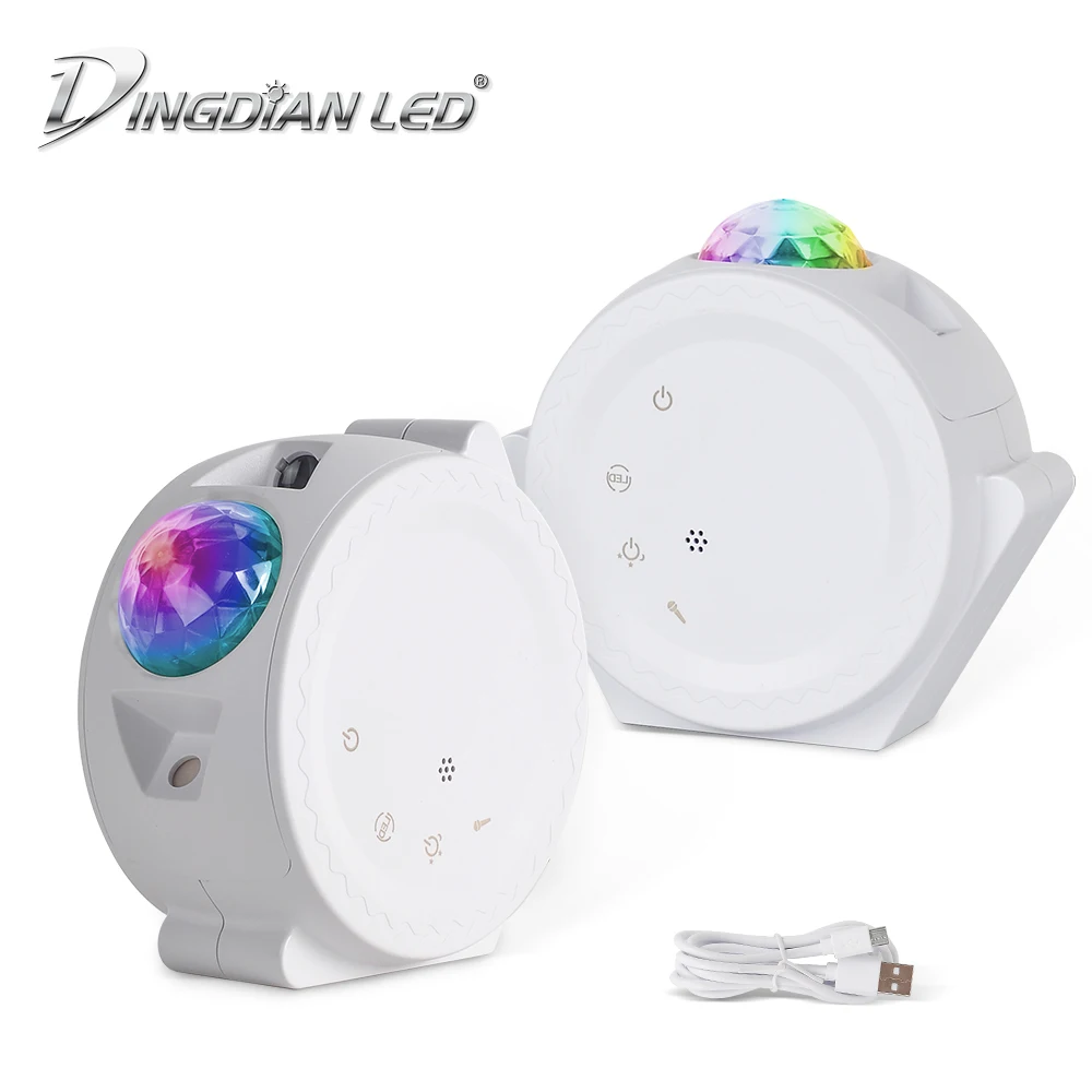 

3-in-one Projector Lamp Surrounding The Stars DC5V 10W Multifunction Music RGB USB Rechargeable Kids Baby Holiday Christmas Gift