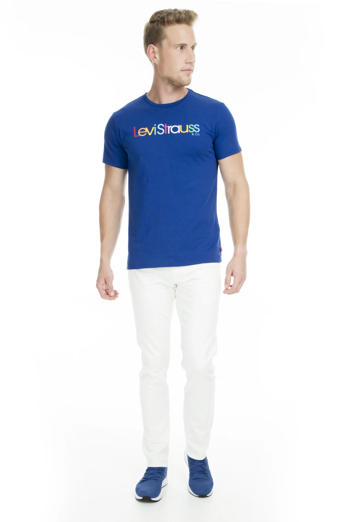 Levi's велосипедный Воротник T shirirt 22491