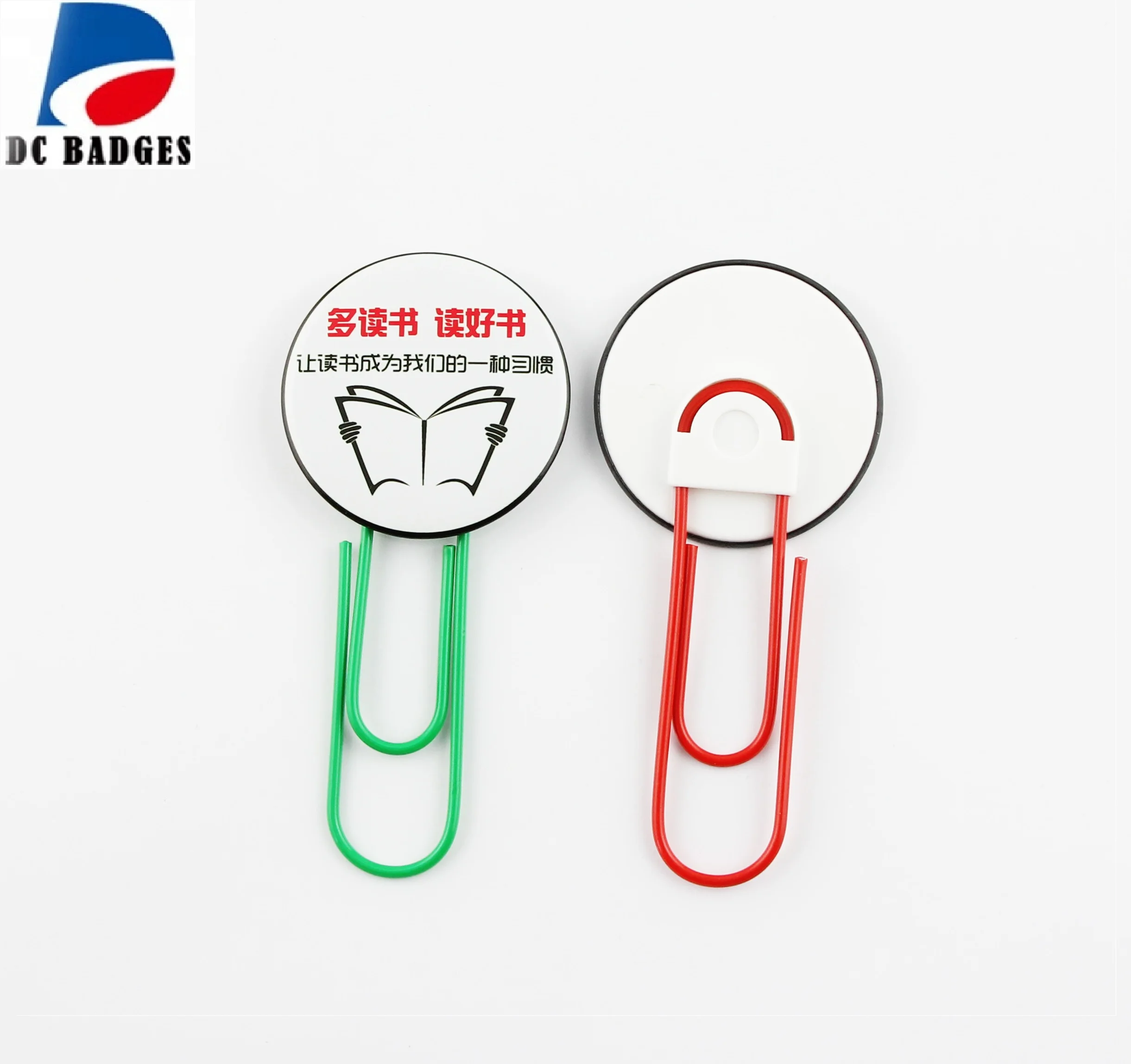 

500 sets of 25mm Bookmark Button Badge Paper clip Machine Making Material