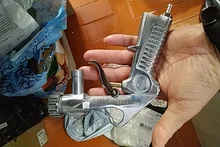 Pistola de pulverización de chorro de arena, herramienta abrasiva, boquillas de cerámica, Kit de puntas, herramientas neumáticas