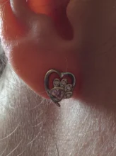 Stud-Earrings Crystal-Stone Fine-Jewelry Rainbow 925-Sterling-Silver Heart Mickey Colorful
