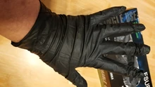 FSUP espesar 50 unids/lote guantes desechables de nitrilo guante de seguridad guante de trabajo antiestático impermeable jardín tatuaje belleza mecánico