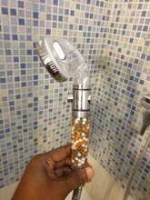 ZhangJi-Cabezal de ducha de alta presión ajustable, 3 modos, filtro reemplazable de turmalina, interruptor de ahorro de agua para ducha de SPA