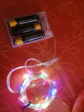 Light Garland Led-Strip Battery-Operated Christmas-Decoration Outdoor 10M 2M 5M Home