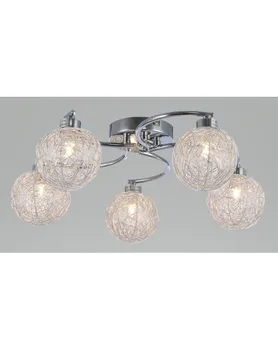 

Ceiling lamp. PLAFON. LIGHT CEILING SPOTLIGHT. Metal. CHROME COLOR. LIGHT G9 Ref. 8849/5 CR